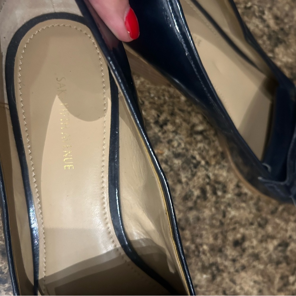 Saks fifth avenue patent loafers size 10 - Picture 5 of 9